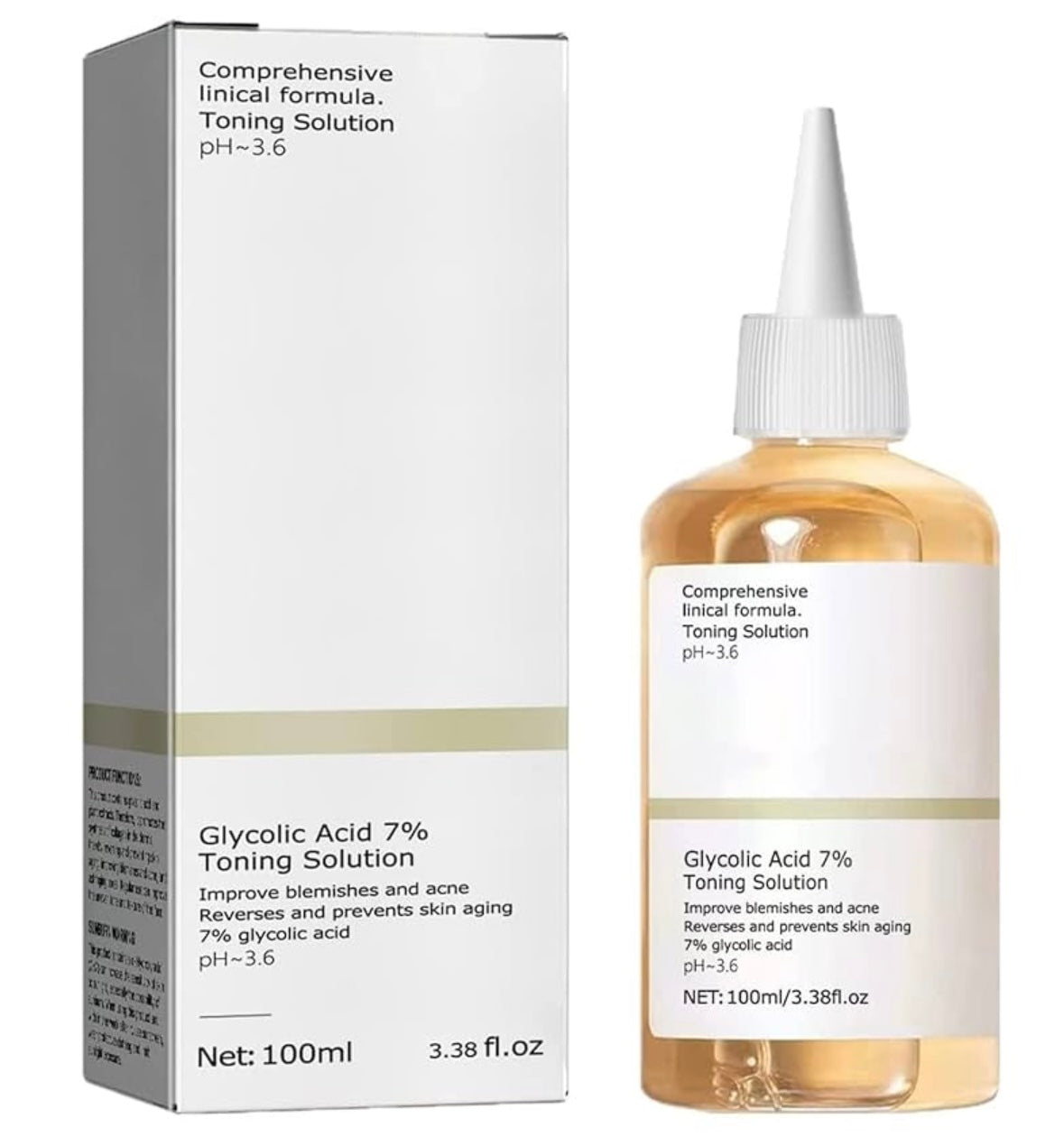 Glycolic Acid 7% Toning Solution - White 100ml