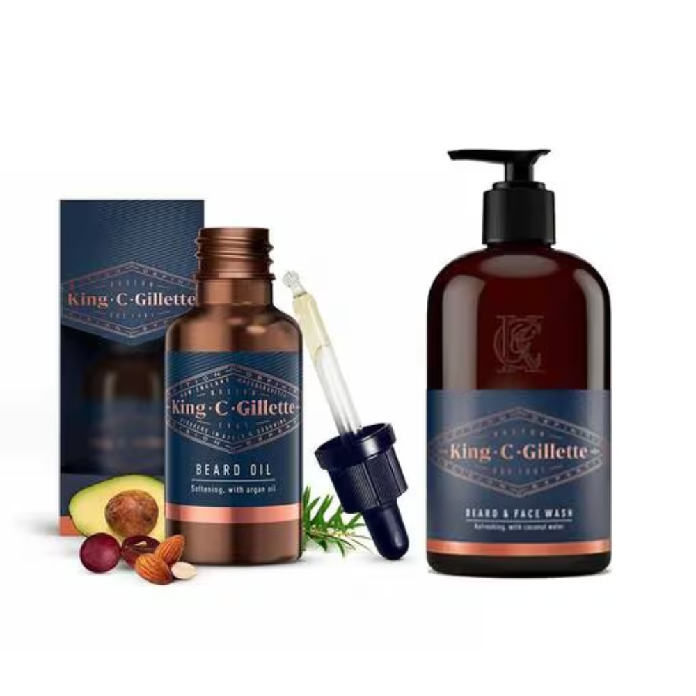 King C Gillette Bread Oil&Face Wash 2p