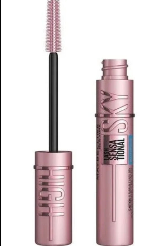Maybelline Lash Sensational Washable Mascara Sky High Blackest Black 800 New